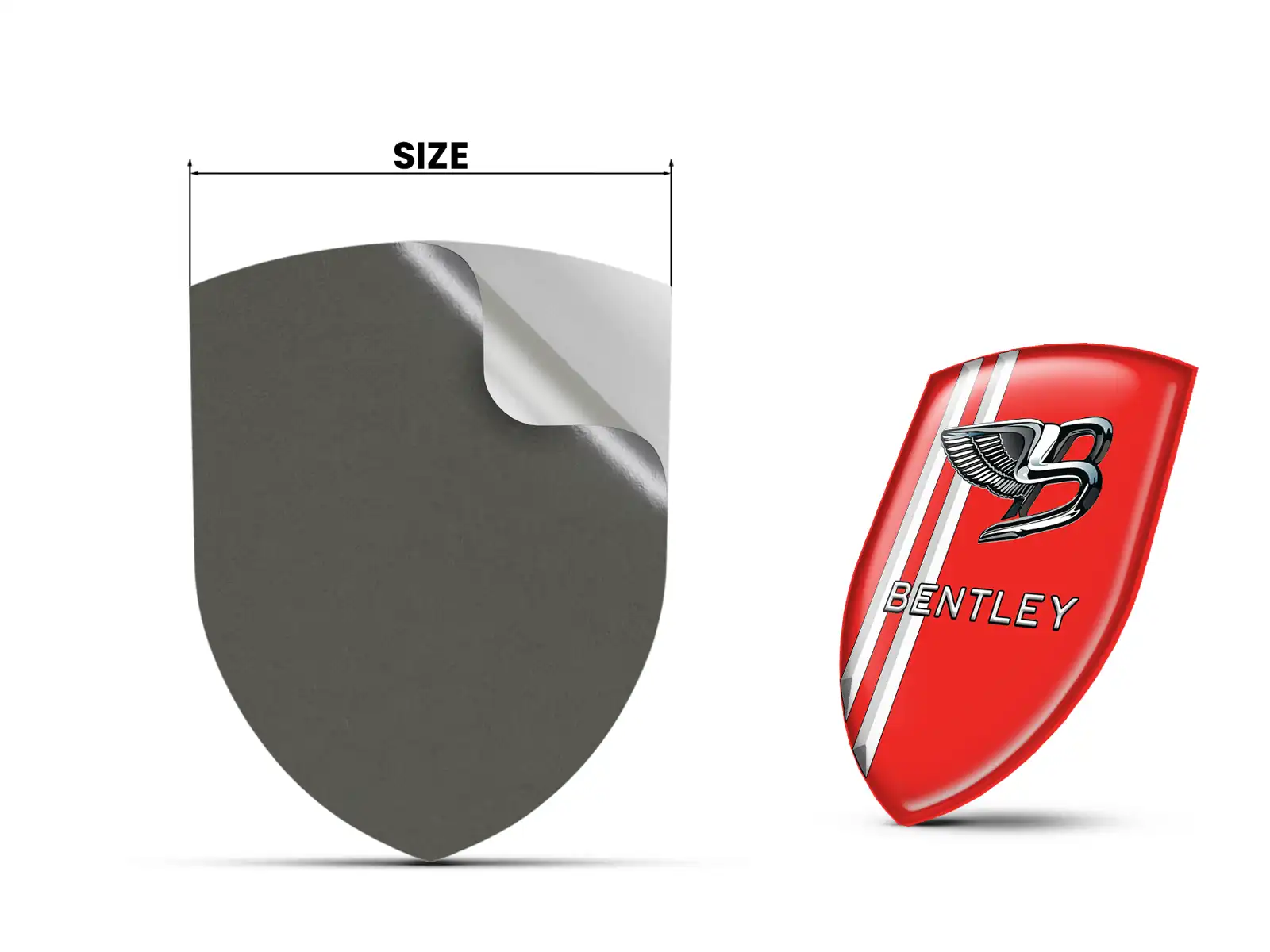 Bentley Rear Window Stickers Cars Style Luxury Stylish